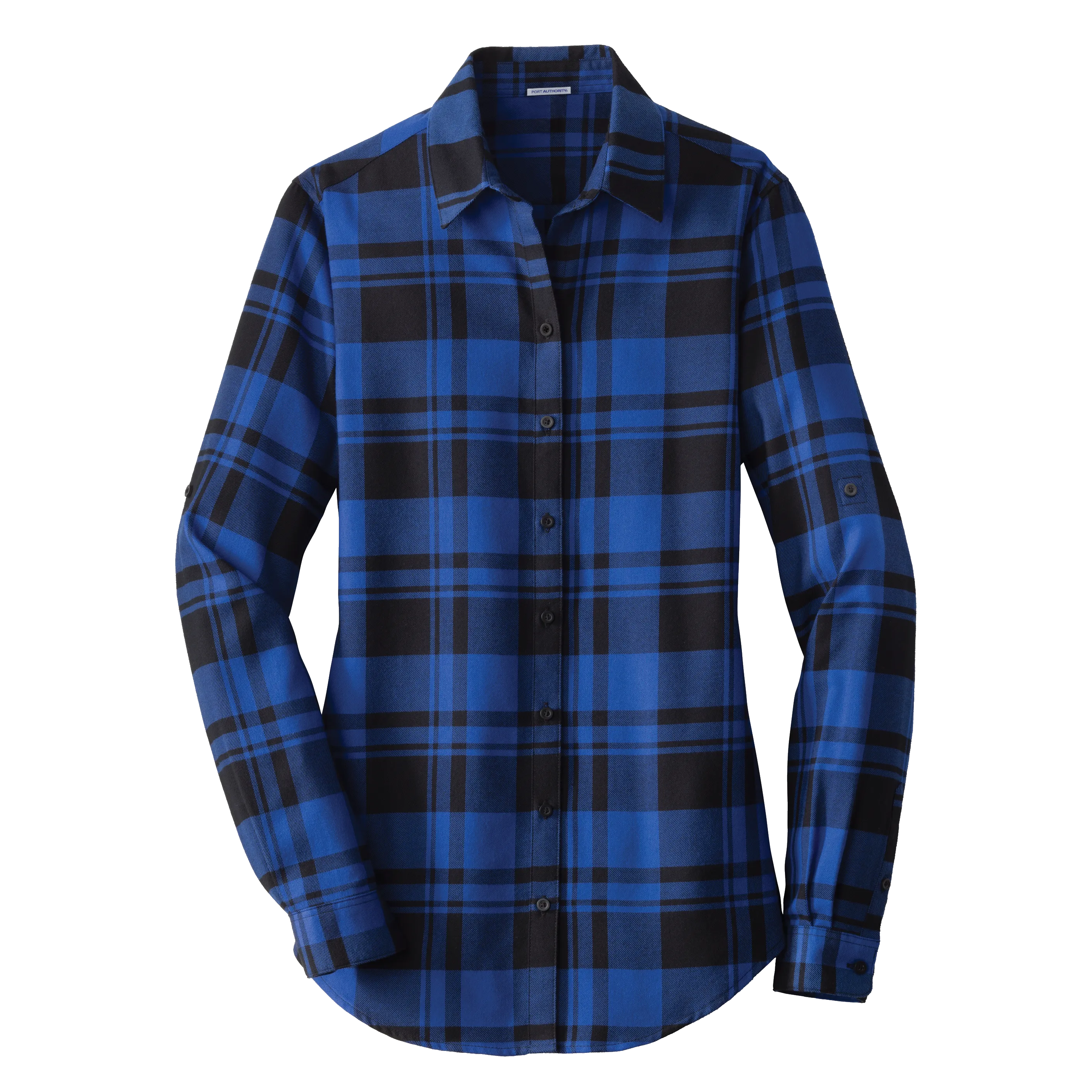 C1807W Ladies Plaid Flannel Shirt