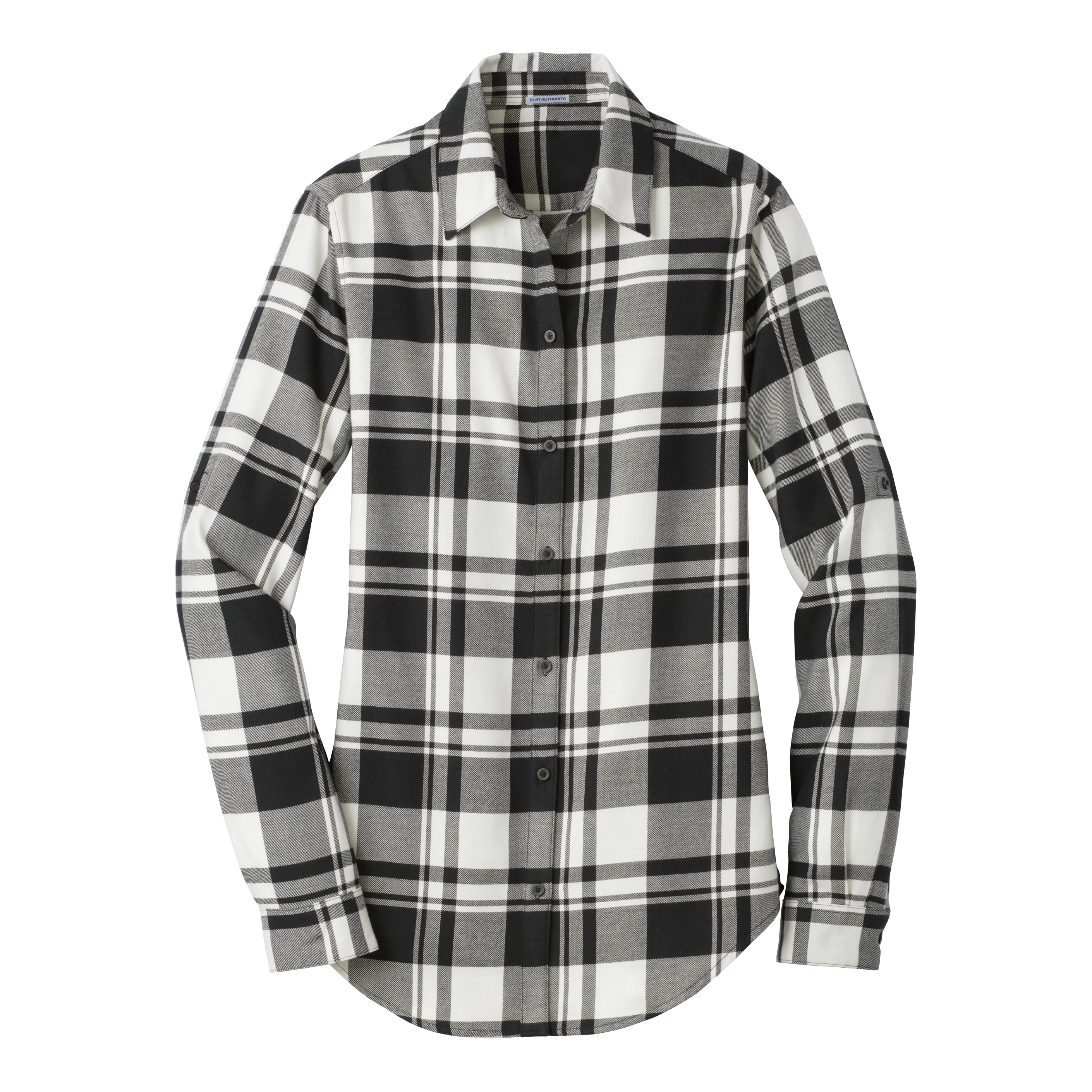 C1807W Ladies Plaid Flannel Shirt