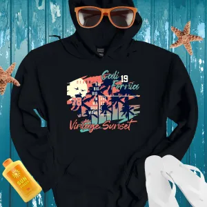 California Retro Beach Hoodie Vintage Surf Style 1978