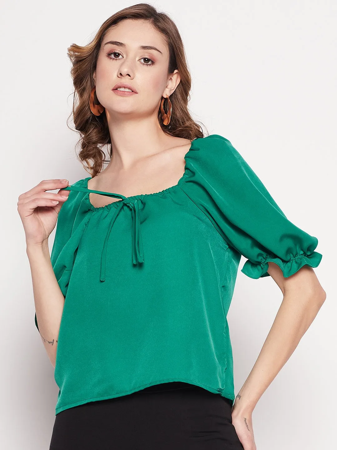 Camla Barcelona Green Women Top