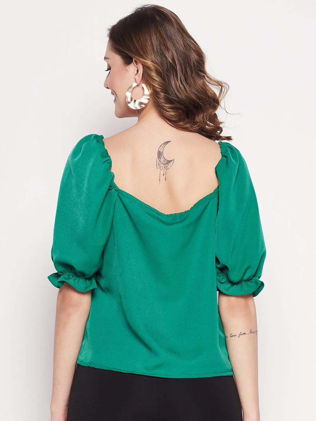 Camla Barcelona Green Women Top