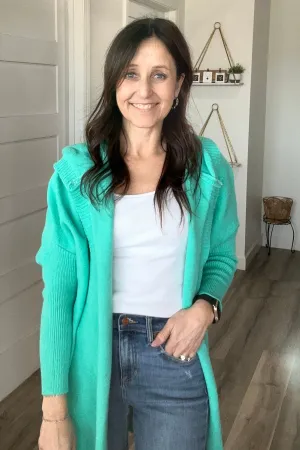 Carin Lake Blue Cardi