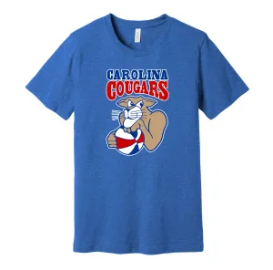 Carolina Cougars Distressed Logo Shirt - Defunct Sports Team - Celebrate North Carolina Heritage and History - Hyper Than Hype