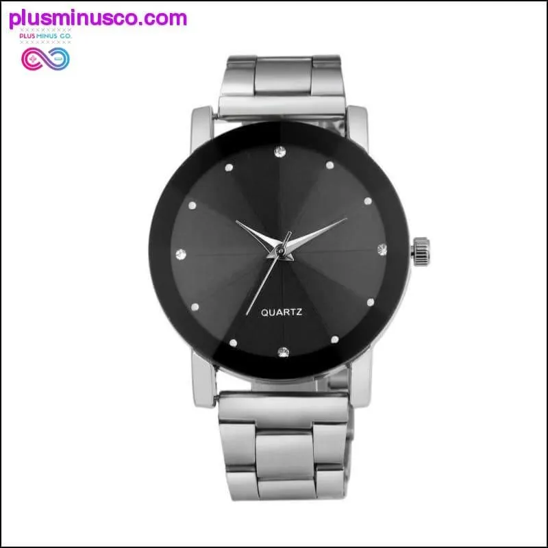 Casual & Fashionable Stainless Steel Quartz Watch for Men