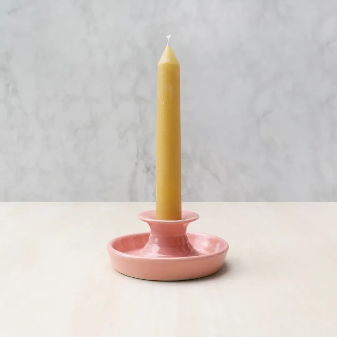 Ceramic Candle Holder in Tulip