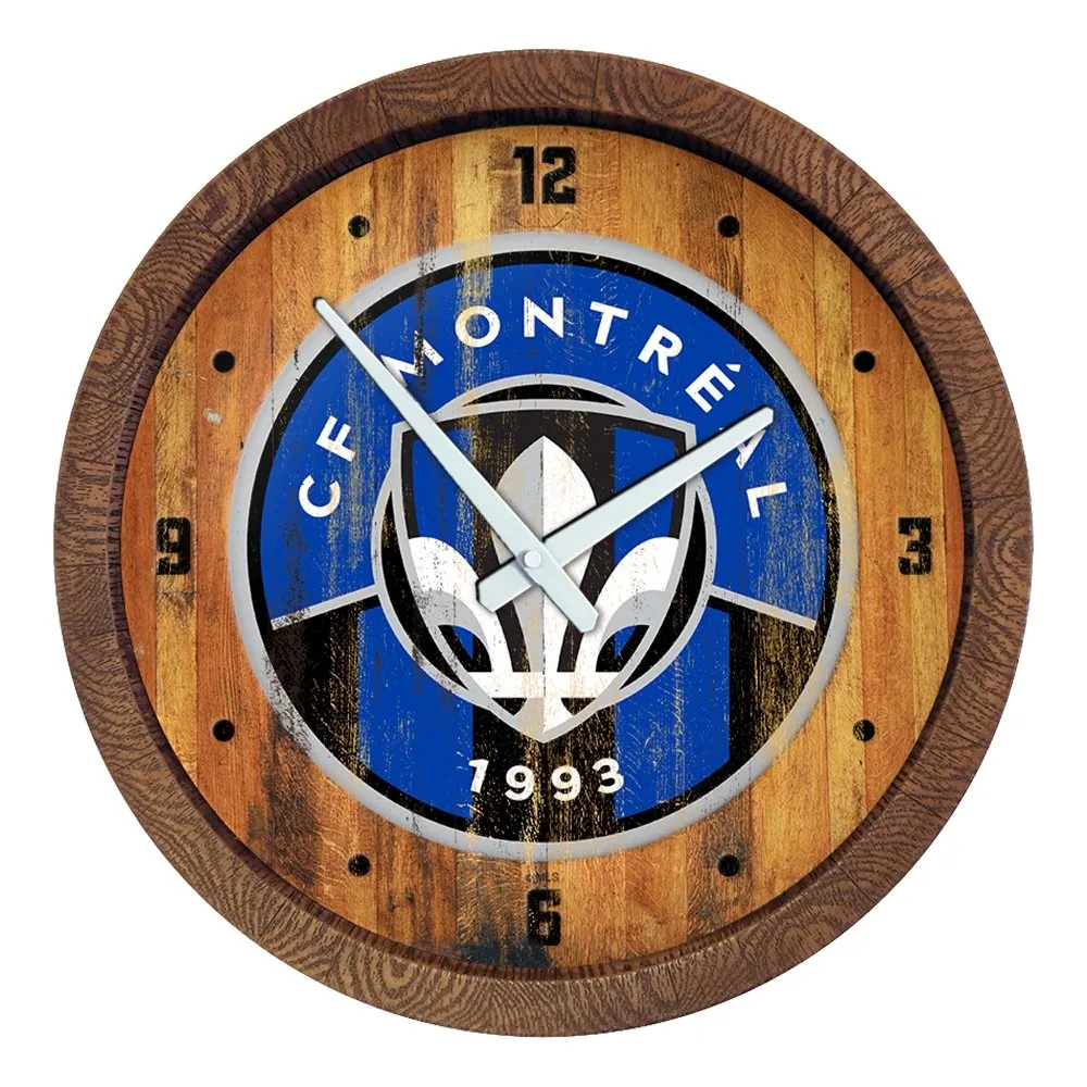 CF Montréal: Weathered "Faux" Barrel Top Clock