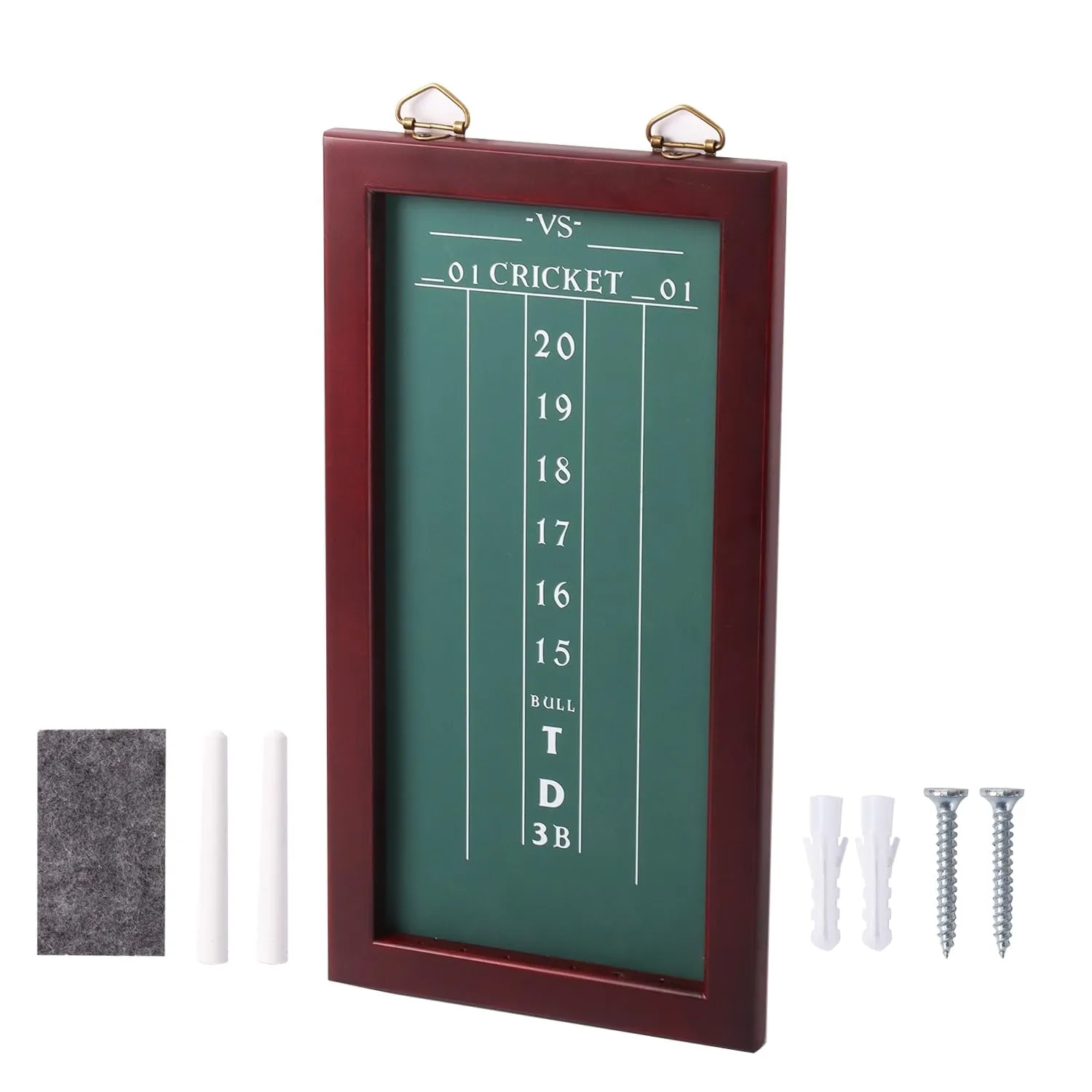 Chalk Game Scoreboard for Board Cricket 01 Games with Chalks and