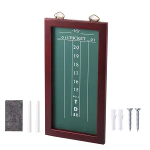 Chalk Game Scoreboard for Board Cricket 01 Games with Chalks and