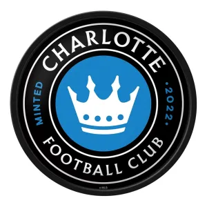 Charlotte FC: Modern Disc Wall Sign