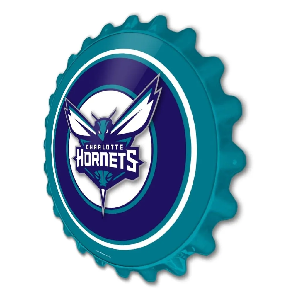Charlotte Hornets: Bottle Cap Wall Sign