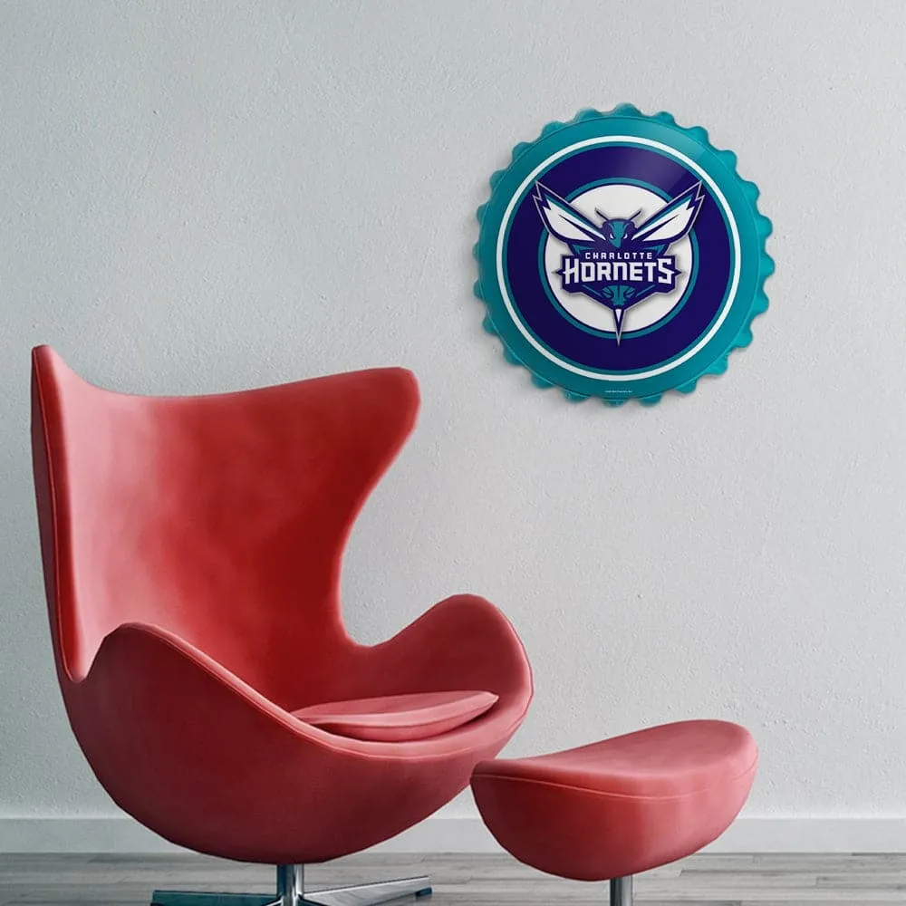 Charlotte Hornets: Bottle Cap Wall Sign
