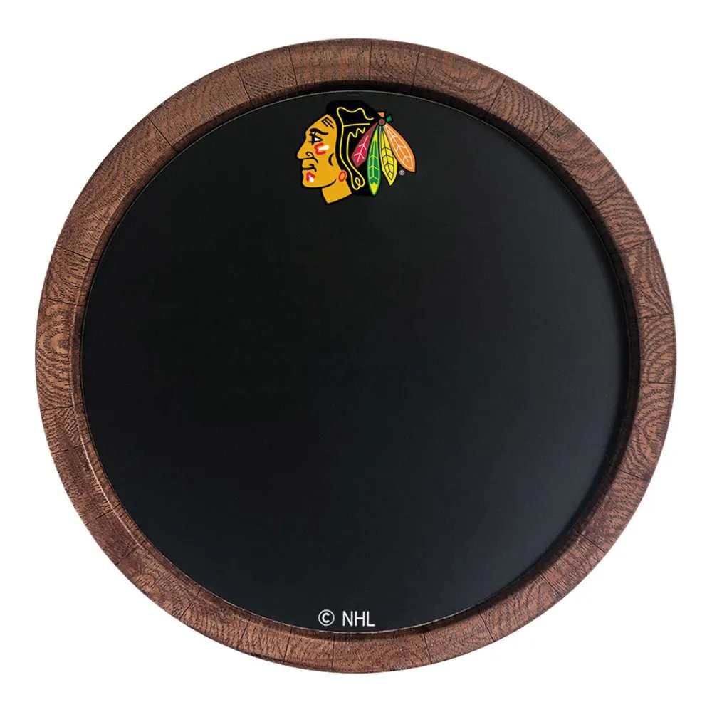 Chicago Blackhawks: Barrel Top Chalkboard Sign