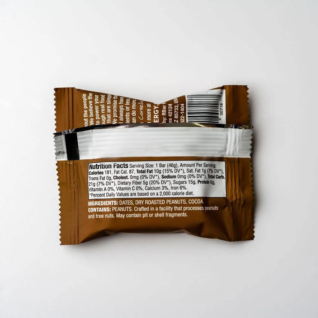 Chocolate, Candy Peanut Butter Energy Bar - 10 Pack