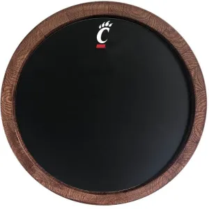 Cincinnati Bearcats: Chalkboard "Faux" Barrel Top Sign