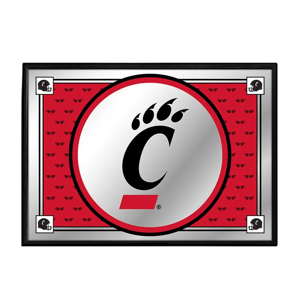 Cincinnati Bearcats: Team Spirit, Logo - Framed Mirrored Wall Sign