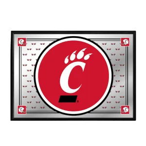 Cincinnati Bearcats: Team Spirit, Logo - Framed Mirrored Wall Sign