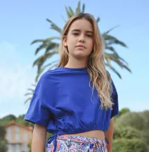 Cobalt Side-Tie Top