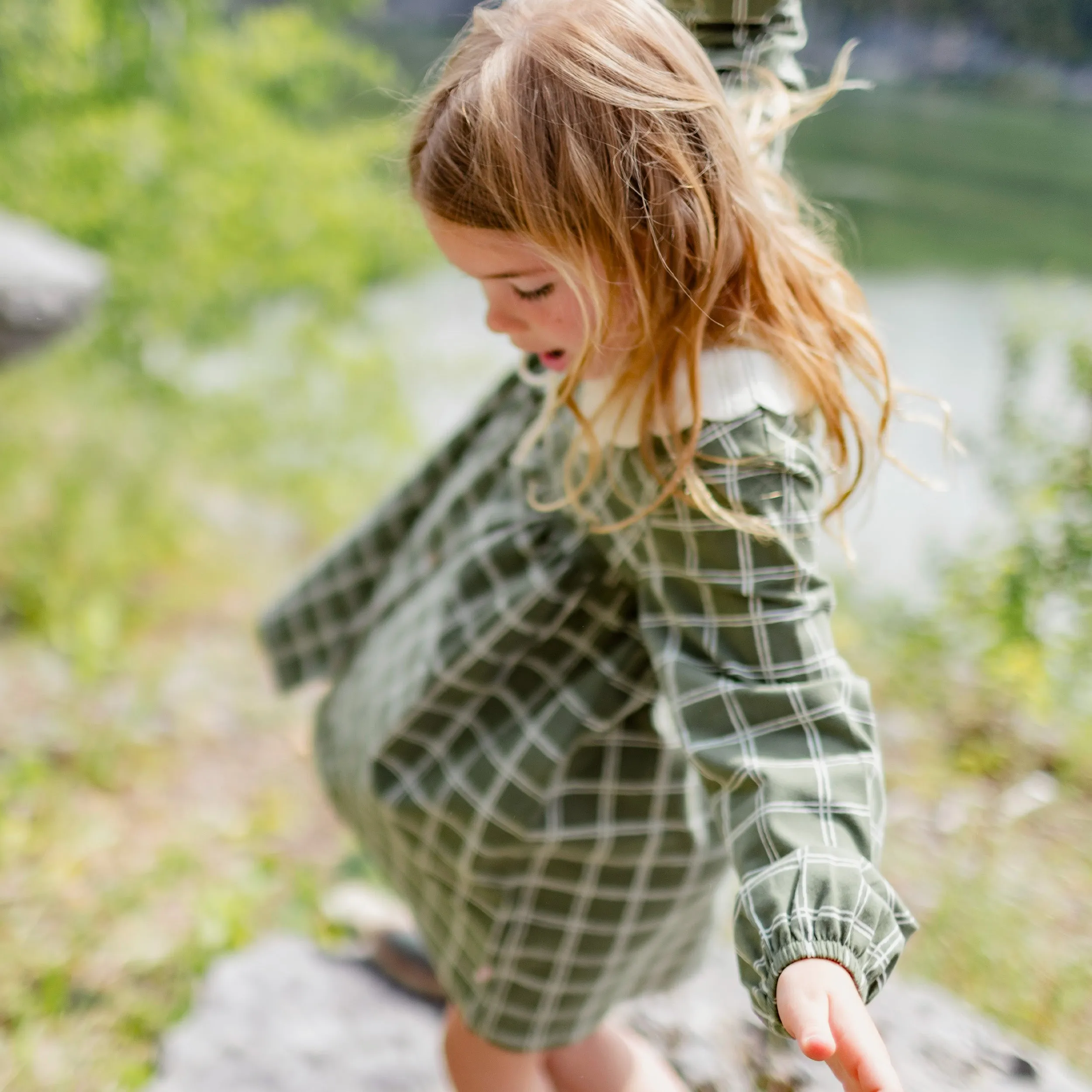 Col amovible crème en tricot avec motif, enfant || Cream removable collar with pattern in the knit, child