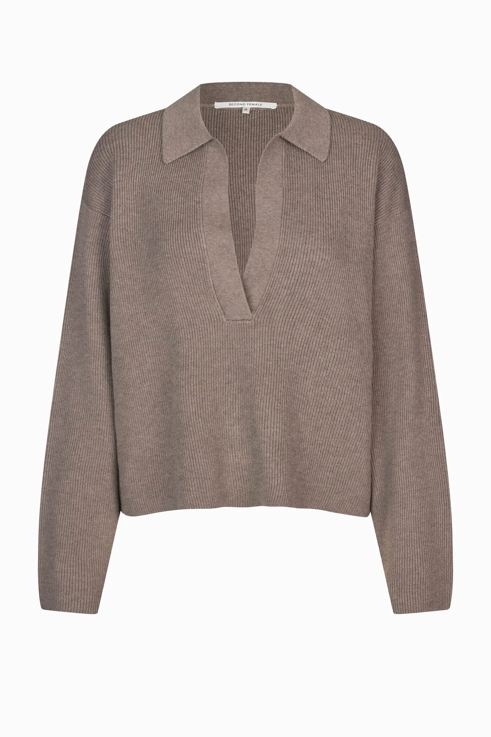 Colada Collar Knit - Morel