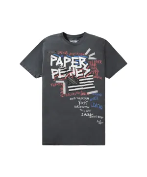 Collage T-Shirt - Washed Black