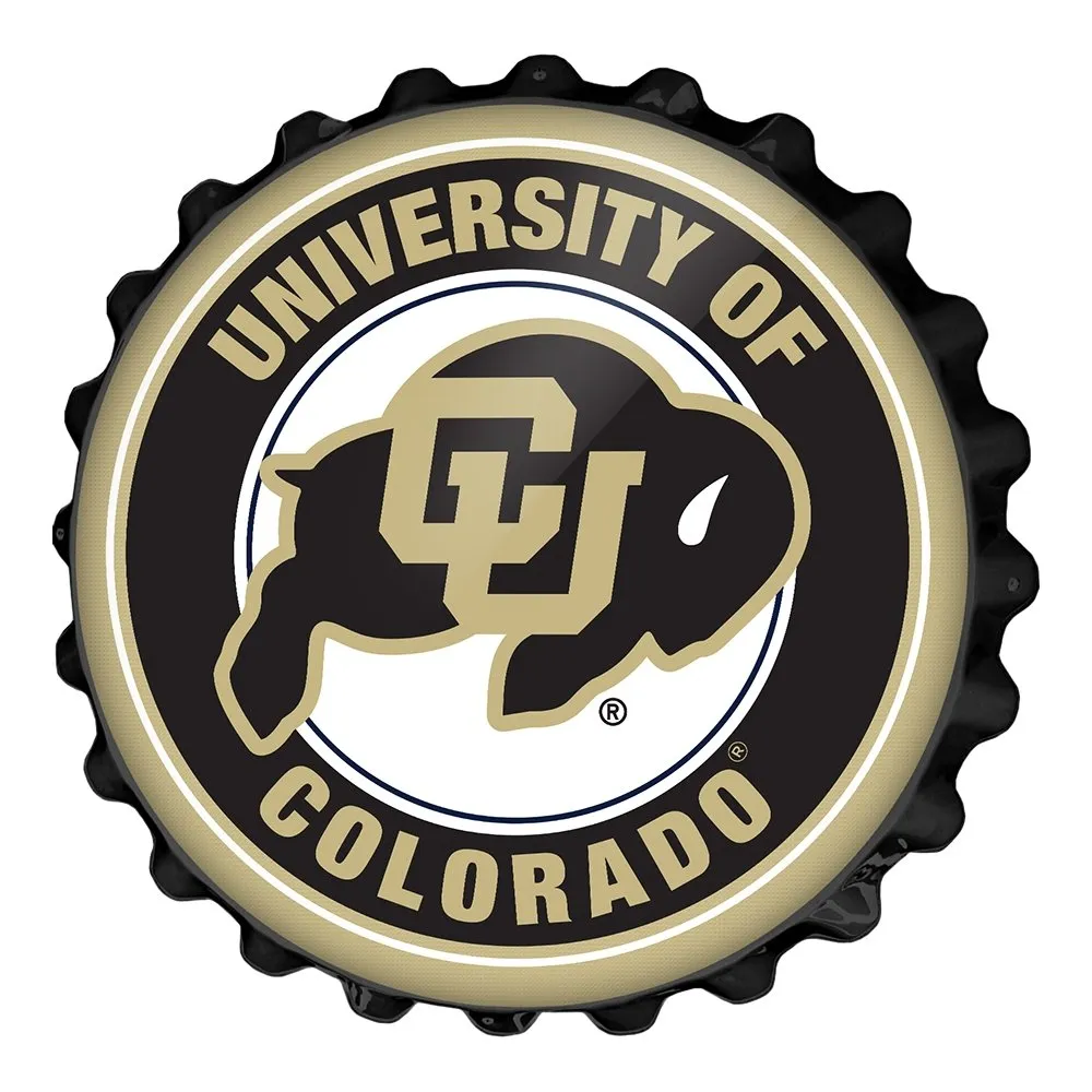 Colorado Buffaloes: Bottle Cap Wall Sign