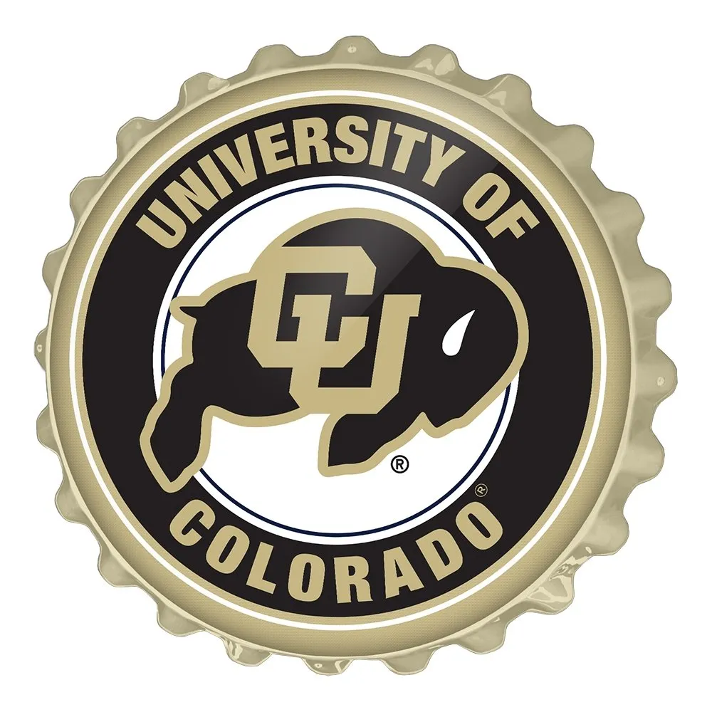 Colorado Buffaloes: Bottle Cap Wall Sign