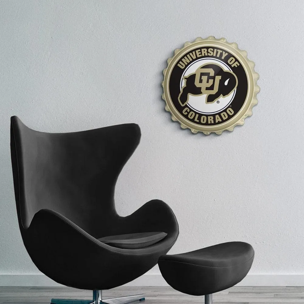 Colorado Buffaloes: Bottle Cap Wall Sign