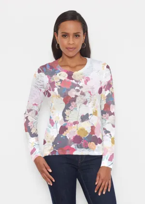 Colorful Poms (8063) ~ Signature Long Sleeve Crew Shirt