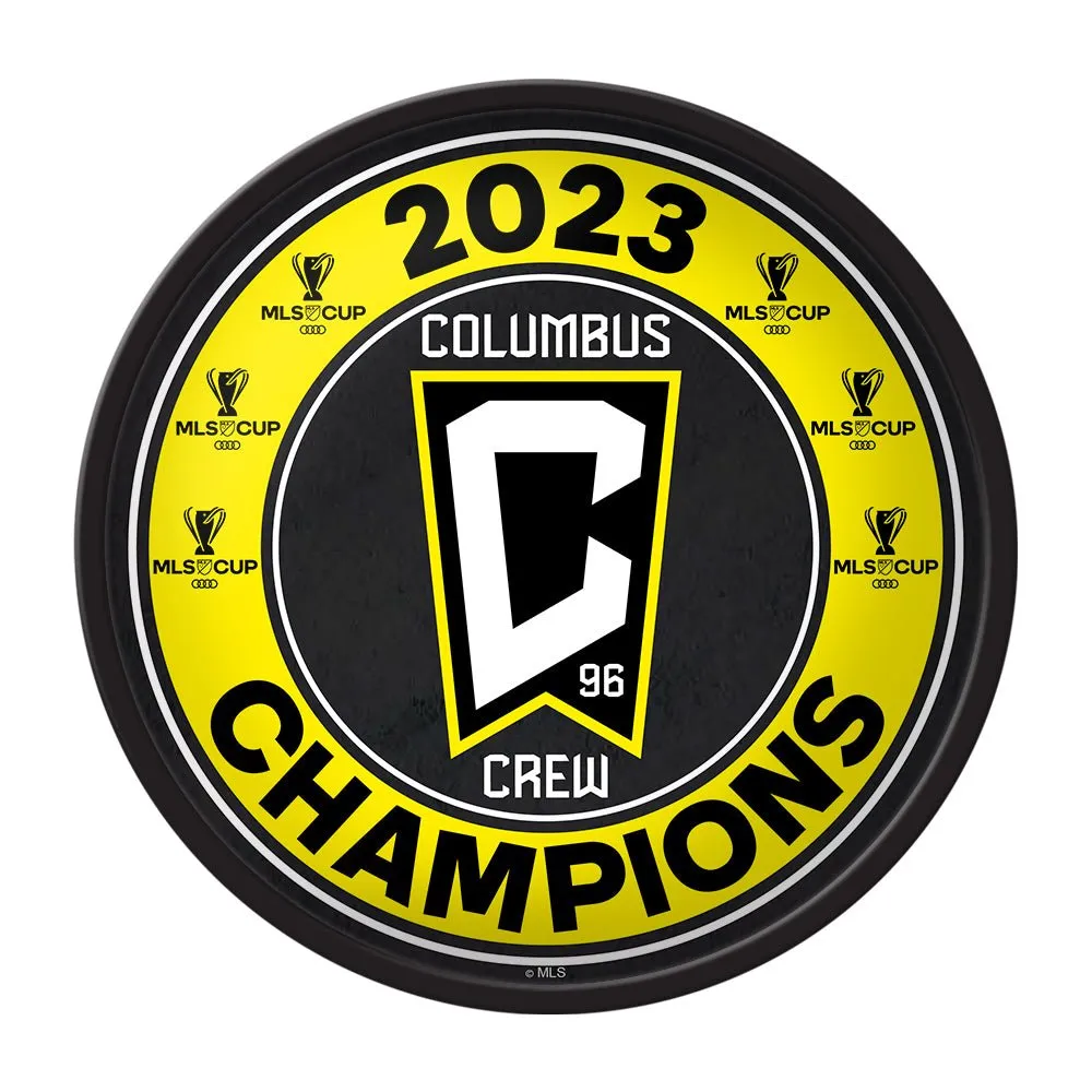 Columbus Crew: 6x MLS Cup Champs - Modern Disc Wall Sign