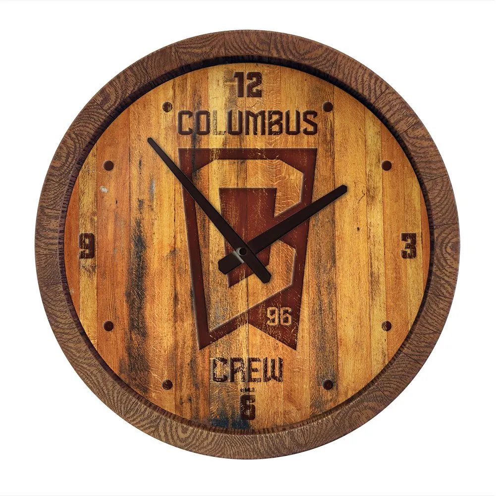 Columbus Crew: Branded "Faux" Barrel Top Clock