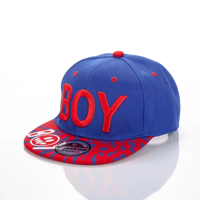 Cool Embroidered Kids Baseball Cap - Unisex Snapback Hat for Boys and Girls