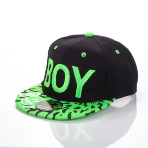 Cool Embroidered Kids Baseball Cap - Unisex Snapback Hat for Boys and Girls