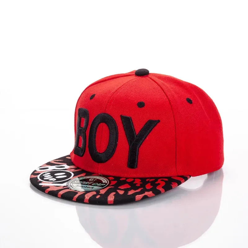 Cool Embroidered Kids Baseball Cap - Unisex Snapback Hat for Boys and Girls