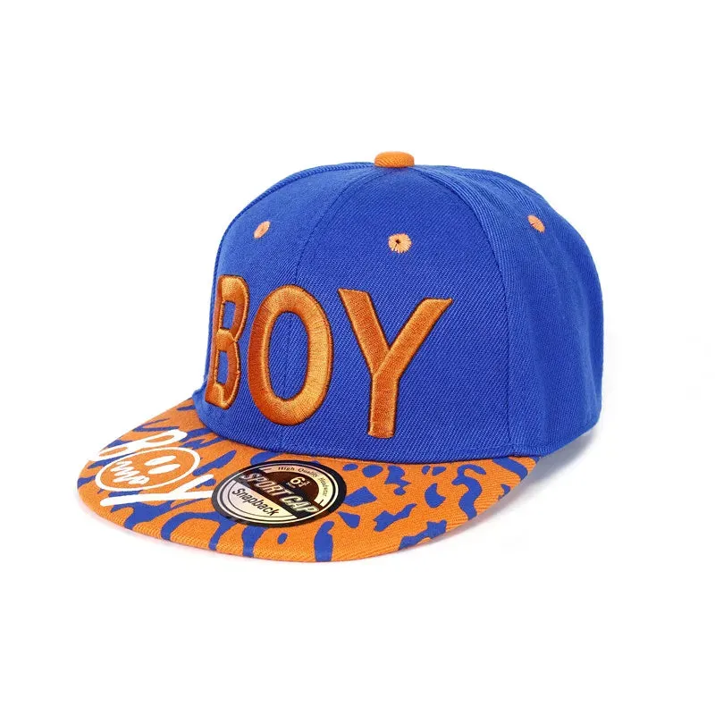 Cool Embroidered Kids Baseball Cap - Unisex Snapback Hat for Boys and Girls