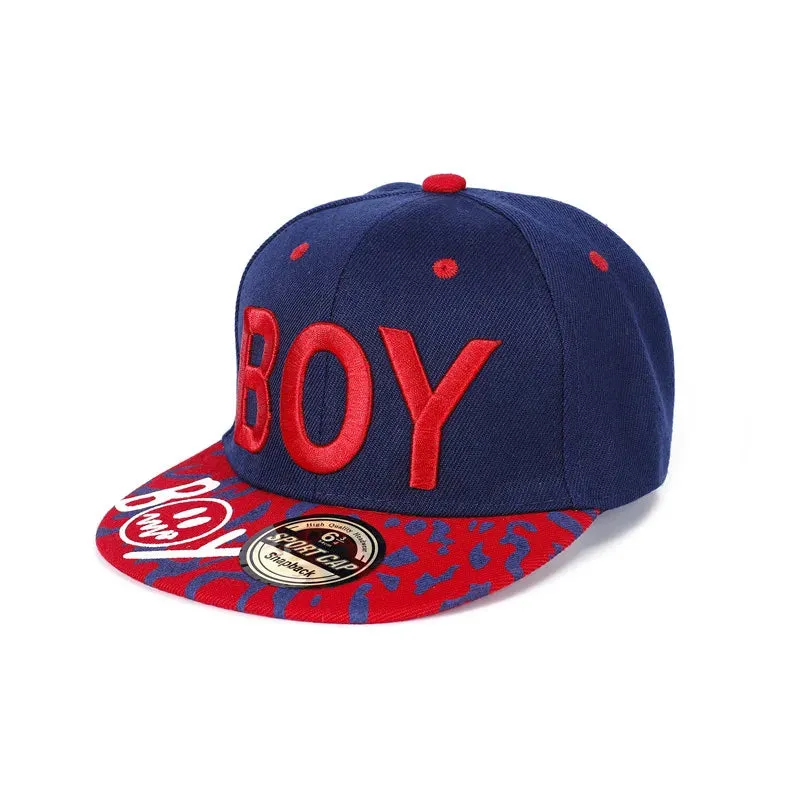 Cool Embroidered Kids Baseball Cap - Unisex Snapback Hat for Boys and Girls