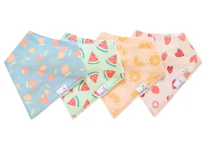 Copper Pearl - Bandana Bib (4 pack) - Clementine