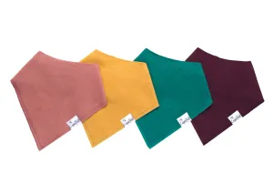 Copper Pearl - Bandana Bib (4 pack) - Jade
