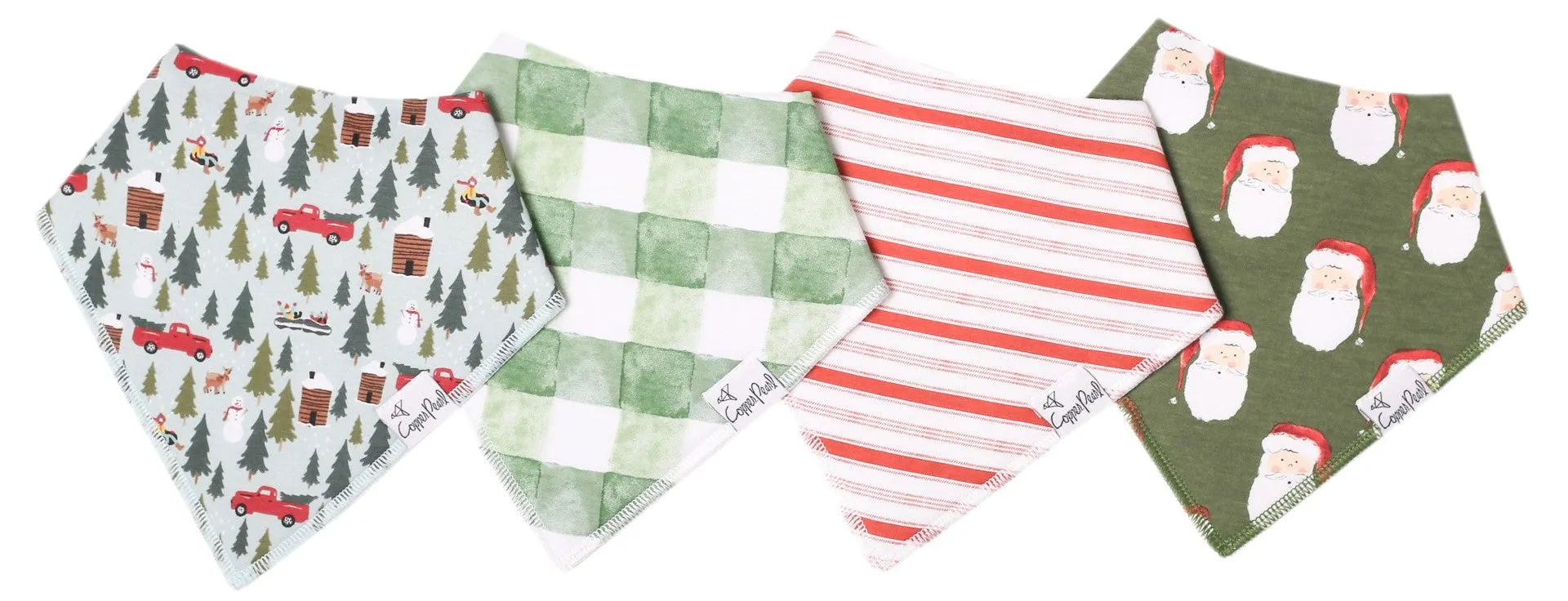 Copper Pearl Kringle Bandana Bib Set
