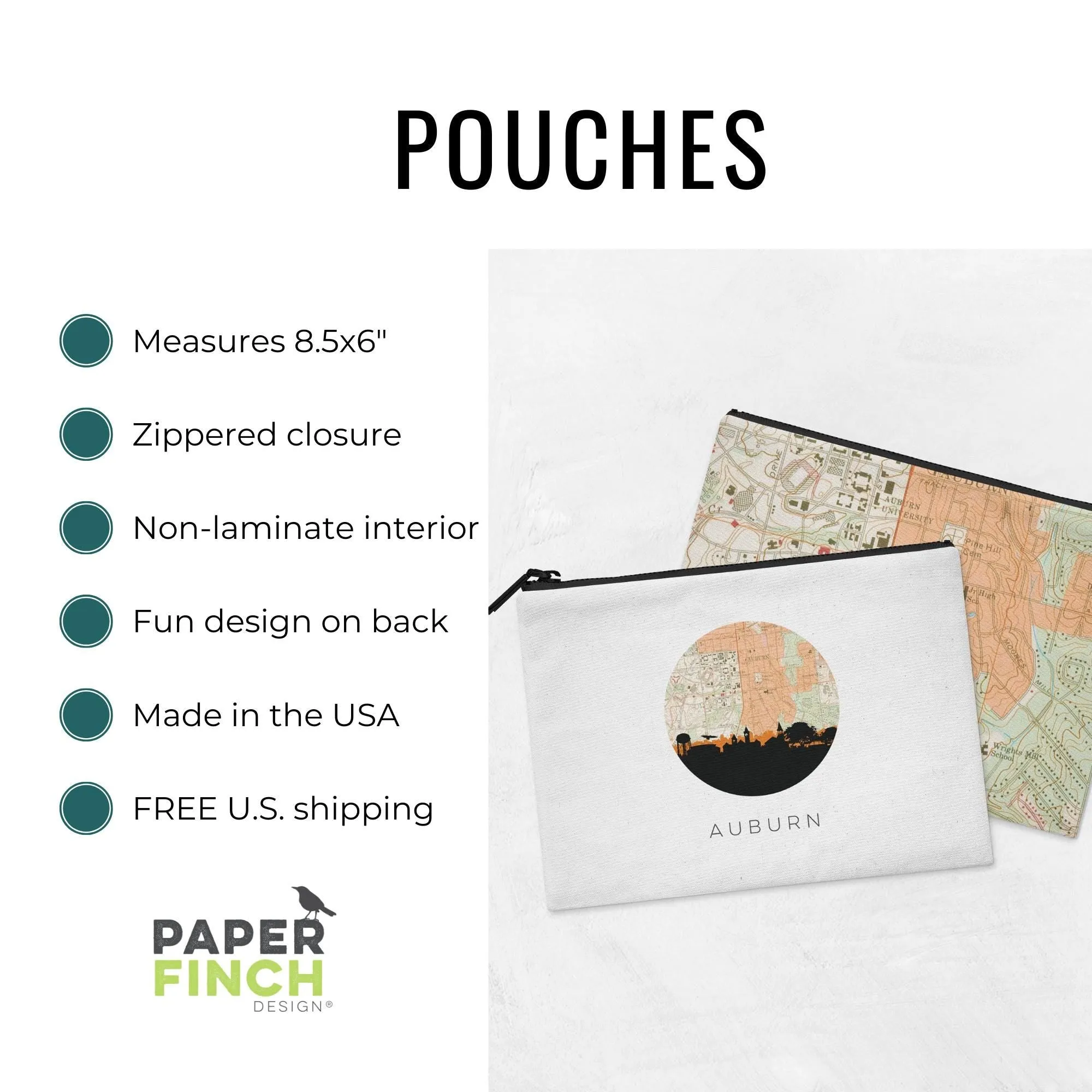 Cowgirl Pouch - Zip Closure Accessory Bag with Confident Cowgirl Design, 8.5x6 Inches for Stylish Storage! | Wild West Chic Collection