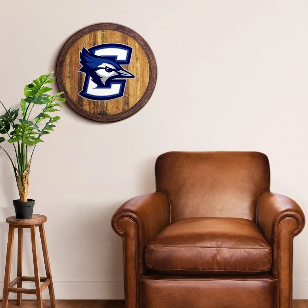 Creighton Bluejays: "Faux" Barrel Top Sign