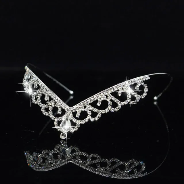 Crystal Princess Tiaras and Crowns  Hair Accessories Headband Crown Rhinestone