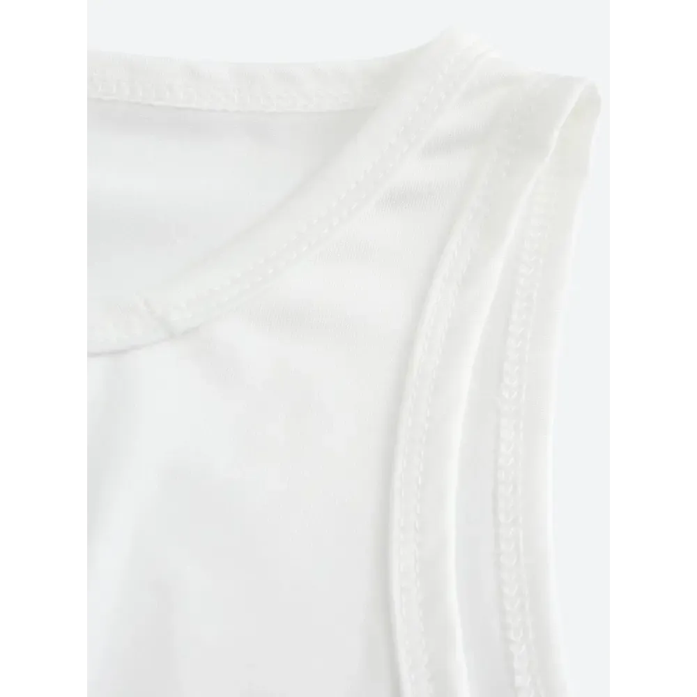 Cute But Dangerous White Tank Top for Y2K Fashion Enthusiasts