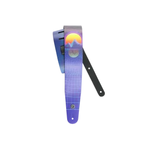 D'addario Outrun 2.5mm Leather Guitar Strap