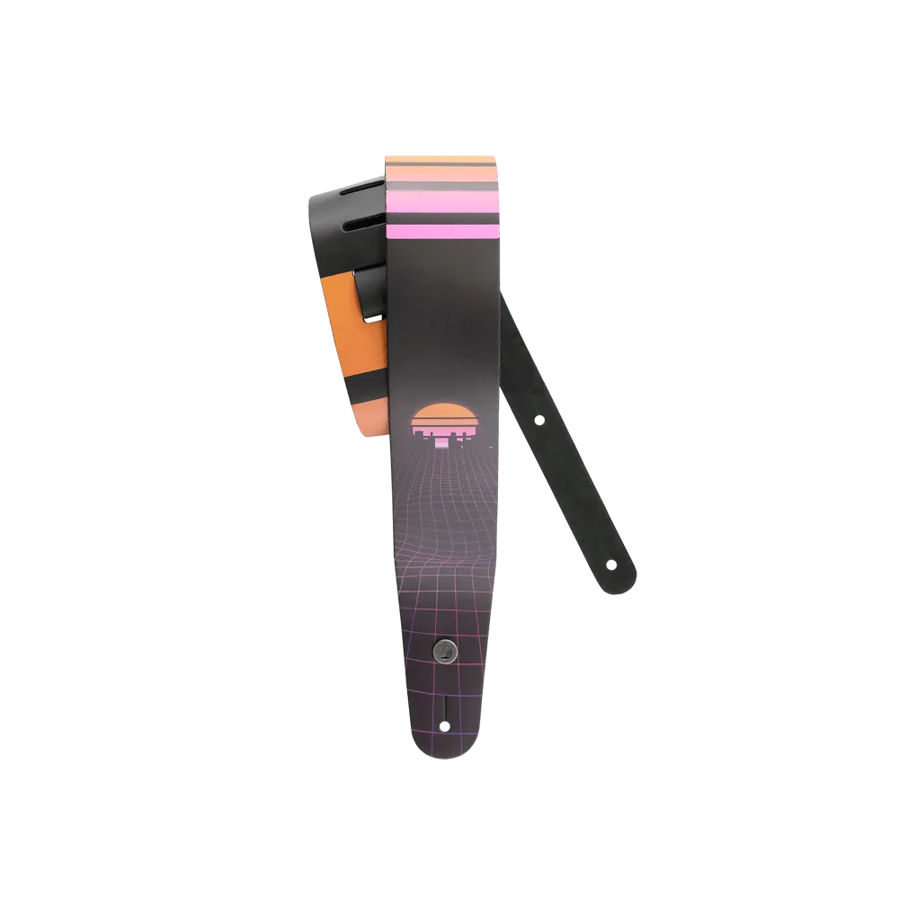 D'addario Outrun 2.5mm Leather Guitar Strap