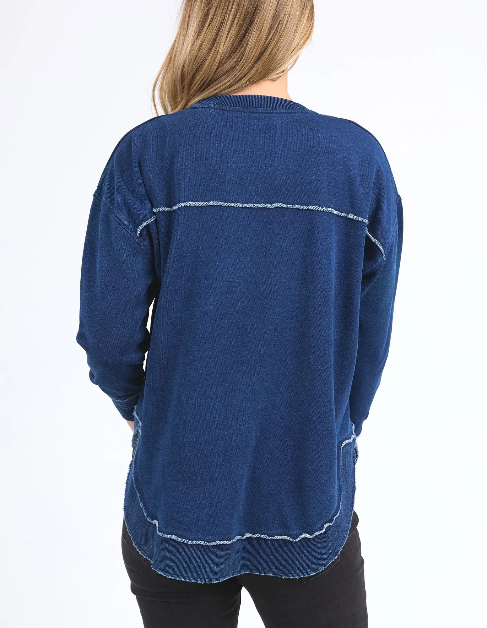 Daily Crew - Denim Wash
