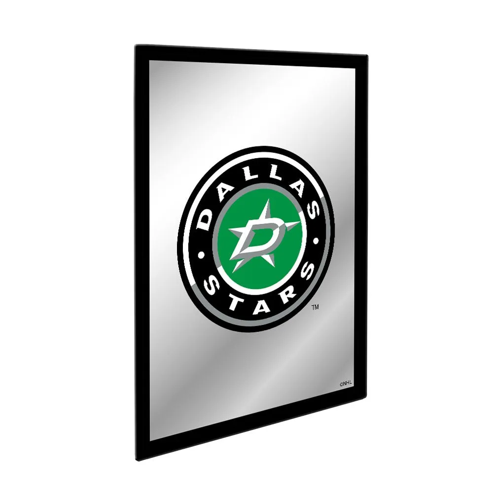 Dallas Stars: Logo - Framed Mirrored Wall Sign