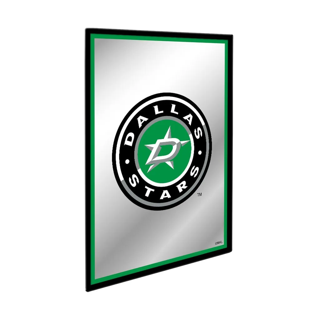 Dallas Stars: Logo - Framed Mirrored Wall Sign