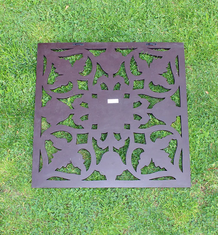 Damask Wooden Wall Medallion