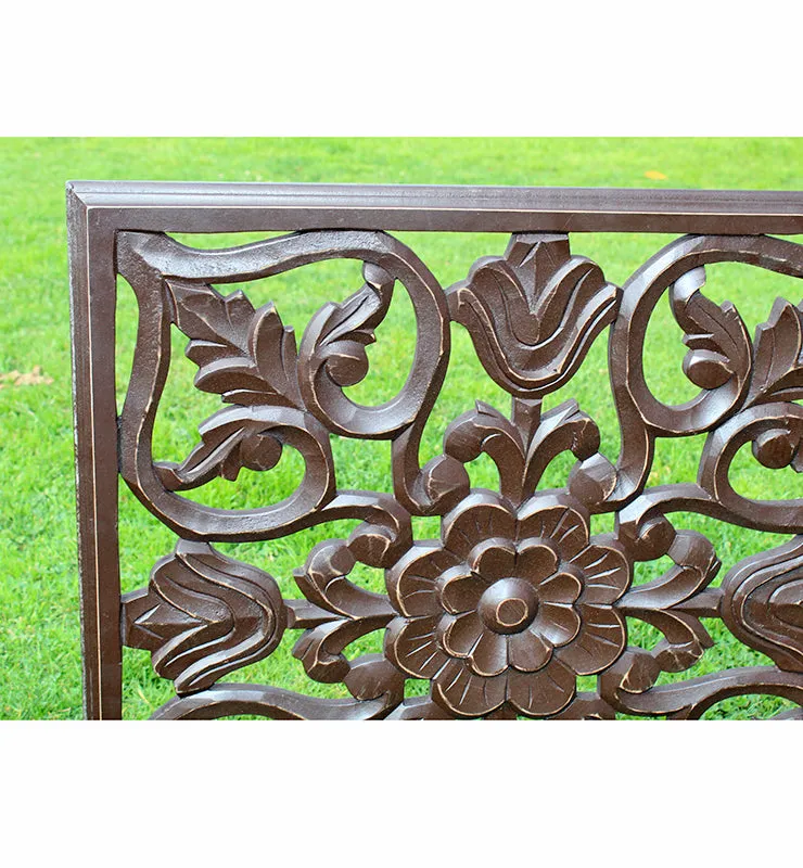 Damask Wooden Wall Medallion