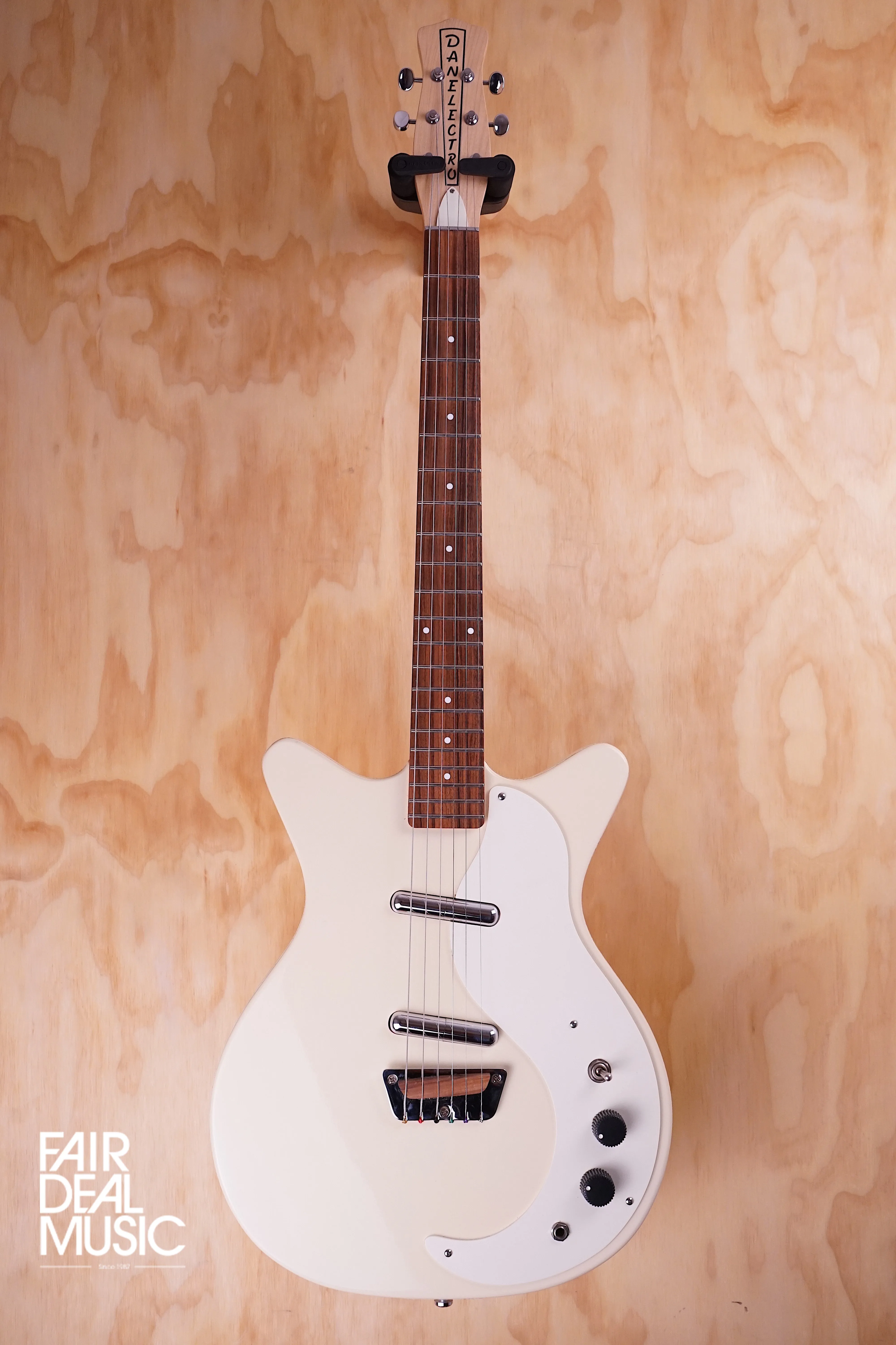 Danelectro DC59VCR "The Stock 59" Guitar in Vintage Cream, USED